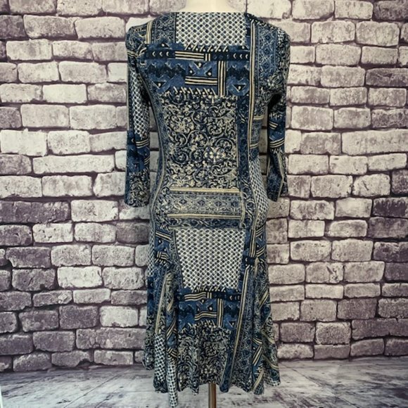 🎉🎉Host Pick🎉🎉 Lauren Ralph Lauren Flared Bottom Dress Size S - Picture 6 of 10